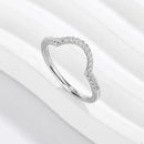925 Sterling Silver 1.4mm Fashion Simplicity Full Zircon Stackable Plain Ring For Women Daily Party Personalized Fine Jewelry