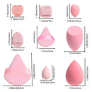Spring 15 Cans, 3 Loose Powder Puffs & 3 Mini Loose Powder Puffs & 3 Mini Makeup Eggs & 3 Mini Air Cushion Puffs, Foundation Mix
