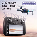 Lenovo XT808GPS Drone 4K Professional HD Dual Camera 8K Dron Brushless Motor 5G WIFI FPV Foldable RC Quadcopter Helicopter