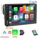 Hippcron Car Radio 1 Din Carplay Android Auto Multimedia Player HD 7‘’ Touch Screen FM AUX Input Bluetooth MirrorLink Universal