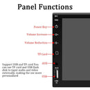 Hippcron Car Radio 1 Din Carplay Android Auto Multimedia Player HD 7‘’ Touch Screen FM AUX Input Bluetooth MirrorLink Universal