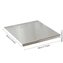 This Stainless Steel Kitchen Cutting Board Is Easy To Clean, Double-sided and Versatile Suitable for Handling Kitchen Vegetables