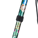 Lightweight Elderly Care Gift Aluminum Alloy Made Hiking Poles Non-slip Crutches Folding Trekking Stick Telescopic Walking Cane
