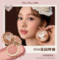 Flower Knows Strawberry Rococo Series Embossed Blush 5g Blush Powder Berry Mary Blusher Palette Makeup Profesional