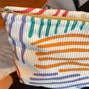 Corduroy Women Cosmetic Bag Large Capacity Makeup Storage Bag Travel Portable Organizer Zipper Wash Bag