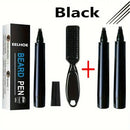 Hot Sale Beard Filling Pen Kit Beard Enhancer Brush Beard Coloring Shaping Tools Waterproof Black Brown Hair Pencil Man Cosmetic