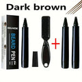 Hot Sale Beard Filling Pen Kit Beard Enhancer Brush Beard Coloring Shaping Tools Waterproof Black Brown Hair Pencil Man Cosmetic
