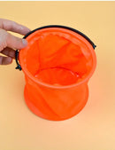 Beach Sand Bucket Toy  Collapsible Bucket Gardening Tool Outdoor Pool Play Tool Kids Summer Water Fun Toy Birthday Gift