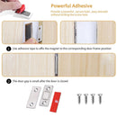 2 Pack Ultra Thin Cabinet Magnetic Catch Adhesive Drawer Magnet Catch For Kitchen Closet Door Closing Magnetic Door Catch Closer