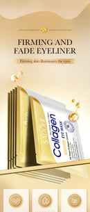 20pcs=10 Pairs SADOER Crystal Collagen Eye Mask Anti Dark Circles Remove Eyes Bags Moisturizing Eyes Patches Gel Masks Skin Care