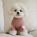 Autumn and Winter Dog Base Shirt Cute Love Bear Teddy Yorkshire Hoodie Dog Cat Pet Love Warm Clothes Designer Dog Clothes