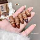 ‌10 Colors Brown Toned Capsule Lipstick Set Smooth Matte Velvet‌ Lasting Mini Lip Balm Smudge Proof High Pigment Lips Makeup Kit