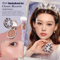 Flower Knows Strawberry Rococo Series Embossed Blush 5g Blush Powder Berry Mary Blusher Palette Makeup Profesional