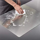 This Stainless Steel Kitchen Cutting Board Is Easy To Clean, Double-sided and Versatile Suitable for Handling Kitchen Vegetables