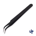 Tweezers, Precision Black DIY Tweezers for Nail Art and Eyelash Extensions Beauty Tools