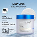 Medicube ZERO PORE PAD 2.0,Pre-Soaked Dual-Texture Cotton Pads,Hydrating&Soothing Formula,Korean Skincare,K-Beauty,Korean Makeup