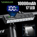Bicycle Light Front 8000Lumen Bike Light 5000mAh Waterproof Flashlight USB Charging MTB Road Cycling Lamp Accessories