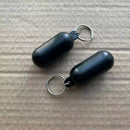 2pcs Kayak Keychain Float Surf Floating Non Sinking Pendant Lock Ring Yellow Beach Markers Yacht Inflatable Boat Edc Accessories