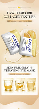 20pcs=10 Pairs SADOER Crystal Collagen Eye Mask Anti Dark Circles Remove Eyes Bags Moisturizing Eyes Patches Gel Masks Skin Care