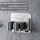Stainless Steel Wall Mounted Mop Storage Rack No Nail Broom Holder Waterproof Household Organizer for Bathroom Kitchen