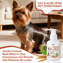 Oatmeal Aloe Pet Conditioner Smooths Prevents Tangling Moisturizing Formula Makes Coat Soft Shiny Long Lasting Fragrance
