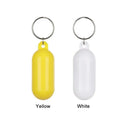 2pcs Kayak Keychain Float Surf Floating Non Sinking Pendant Lock Ring Yellow Beach Markers Yacht Inflatable Boat Edc Accessories