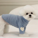 Autumn and Winter Dog Base Shirt Cute Love Bear Teddy Yorkshire Hoodie Dog Cat Pet Love Warm Clothes Designer Dog Clothes