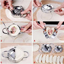 Tainless Steel Dumpling Maker Dumpling Skin Mold Ravioli Maker Press Pie Making Press Wrapper Pastry Maker Kitchen Accessories
