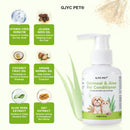 Oatmeal Aloe Pet Conditioner Smooths Prevents Tangling Moisturizing Formula Makes Coat Soft Shiny Long Lasting Fragrance
