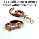 Pet Collar and Leash Set Leather Fashion Adjustable Collars for Dogs Pet Supplies Collars for Medium and Large Dogs Gift for Dog