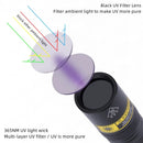 Alonefire SV77 10W 365nm UV Flashlight Ultraviolet Black Light Pet Moss Detector For Cat Dog Stains Bed Bug Moldy Food