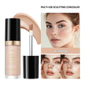 Long-lasting Coverage Concealer Matte Foundation Multi-Use Cream Oil Free Highlight and Retouch Face Makeup Products for Women