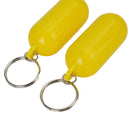 2pcs Kayak Keychain Float Surf Floating Non Sinking Pendant Lock Ring Yellow Beach Markers Yacht Inflatable Boat Edc Accessories