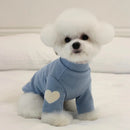 Autumn and Winter Dog Base Shirt Cute Love Bear Teddy Yorkshire Hoodie Dog Cat Pet Love Warm Clothes Designer Dog Clothes