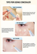 Moisturizing Concealer Face Brightening Concealer Covering Acne Scar and Dark Circles Under The Eyes Concealer Pen Liquid Makeup