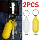 2pcs Kayak Keychain Float Surf Floating Non Sinking Pendant Lock Ring Yellow Beach Markers Yacht Inflatable Boat Edc Accessories