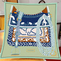 Brand Design Twill Print Silk Scarf Women Luxury Hairband Neckerchief Shawls Bandanna Headband Foulard Ribbon Square Scarves