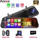 4K HD Car DVR Touch Screen Carplay & Android Auto Dash Cam Night Vision Video Recorder Driving Recorder