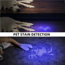 Alonefire SV77 10W 365nm UV Flashlight Ultraviolet Black Light Pet Moss Detector For Cat Dog Stains Bed Bug Moldy Food