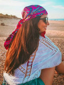 New Brand Print Headband Scarf Women Fashion 90*90cm Silk Satin Hijab Bandana Neckerhicef Sun Protection Shawl Wrap Headscarf