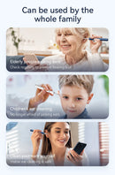 3 in 1 Wi-Fi Enabled Ear Pick Tweezers 12MP Camera Earwax Removal Tool with Rechargeable Battery Ear Cleaner with Tweezers Tools