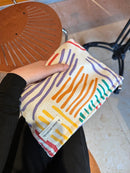 Corduroy Women Cosmetic Bag Large Capacity Makeup Storage Bag Travel Portable Organizer Zipper Wash Bag