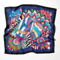 70cm*70cm Fashion 2025 Design Print Silk Square Scarf Women Floral Foulard Horse Hairband Neckerchief Hijab Headband Bandana