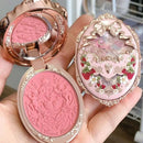 Flower Knows Strawberry Rococo Series Embossed Blush 5g Blush Powder Berry Mary Blusher Palette Makeup Profesional