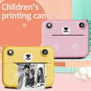 Kids Digital Camera Photography Instant Print Photo 1080P HD With Video Recorder Mini Thermal Printer Educational Birthday Gifts