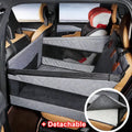 Pet Car Nest Bed, Full Coverage Back Seat Hammock Extender for Cars, Waterproof Scratchproof with Mesh Pocket for All Size Dogs