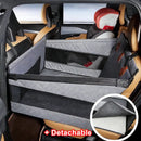 Pet Car Nest Bed, Full Coverage Back Seat Hammock Extender for Cars, Waterproof Scratchproof with Mesh Pocket for All Size Dogs