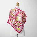 70cm*70cm Fashion 2025 Design Print Silk Square Scarf Women Floral Foulard Horse Hairband Neckerchief Hijab Headband Bandana