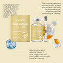 Deep Collagen Silk Peptide Intensive Ampoule Hydrating & Softening Face Serum, Smooths Visible Lines Boosts Glow Skincare 50ml