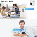 Bulb E27 Surveillance Camera Full Color Night Vision Automatic Human Tracking Zoom Indoor Security Monitor Wifi Miini IP Camera
